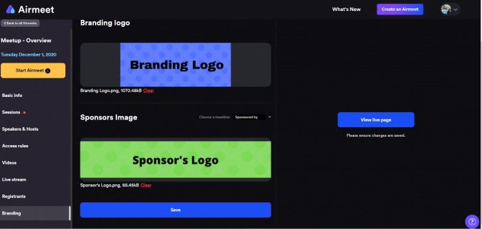 event branding