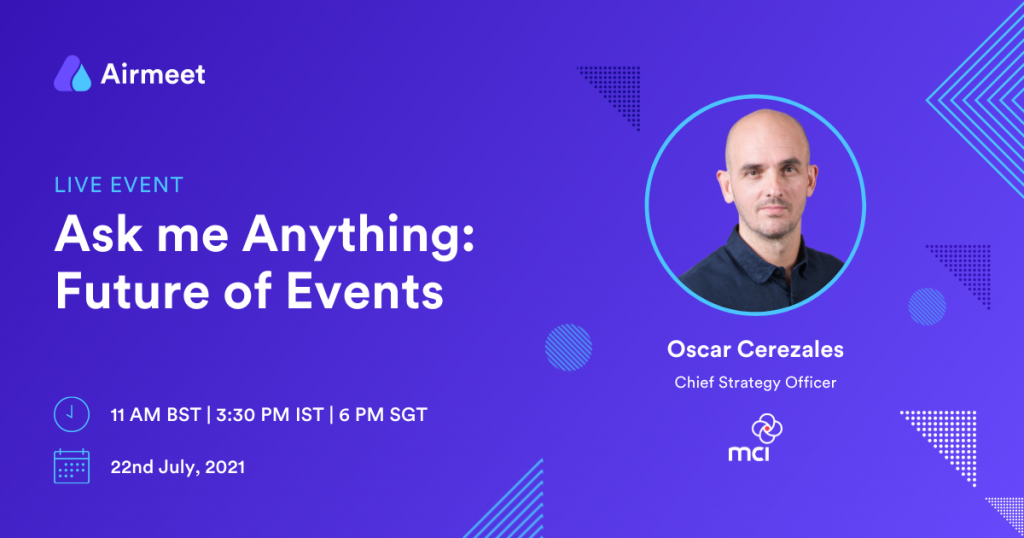 Ask me Anything: Future of Events