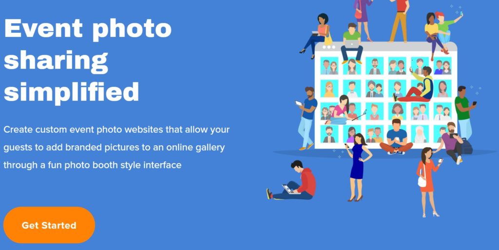 PixiWeb as a virtual photo booth app