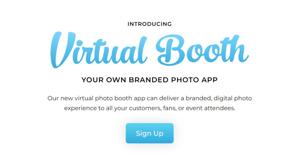 SimpleBooth as a virtual photo booth app