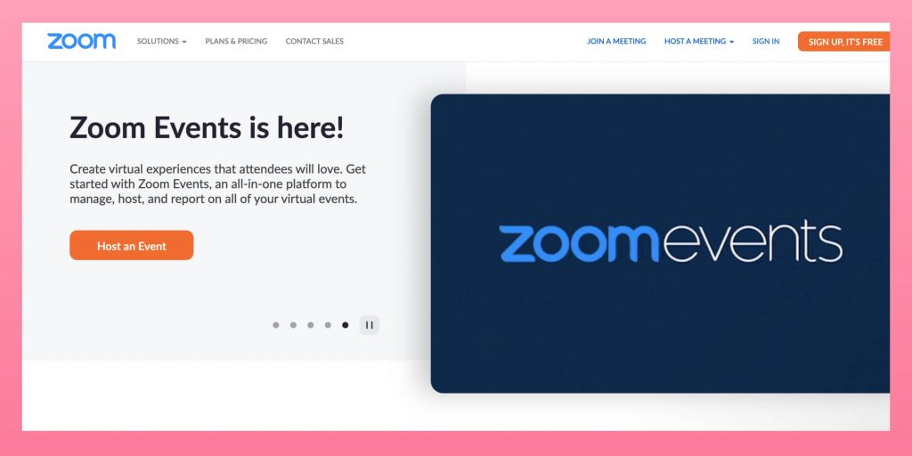 You can connect with people on Zoom.