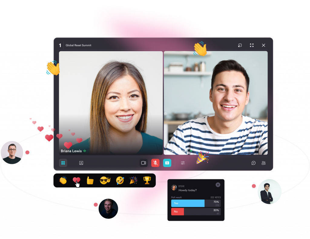 Host interactive webinars on Airmeet