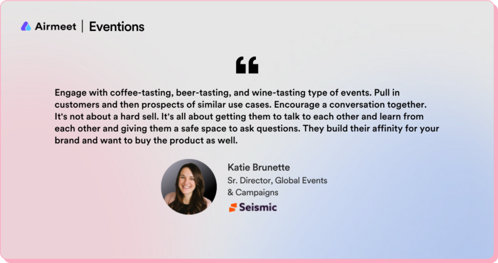 Speaker post: Eventions with Katie Brunette