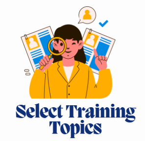 Pick training topics