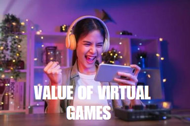 The value of virtual games