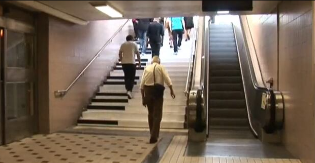 Volkswagen giant piano stair