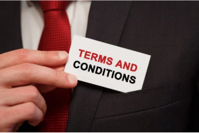 add terms and conditions box
