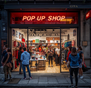 limited edition merchandise pop-ups