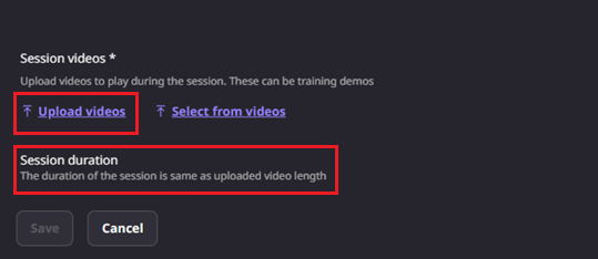 Upload Videos