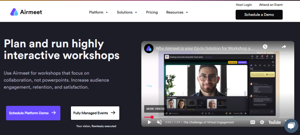 How Airmeet can help host a virtual workshop and training program