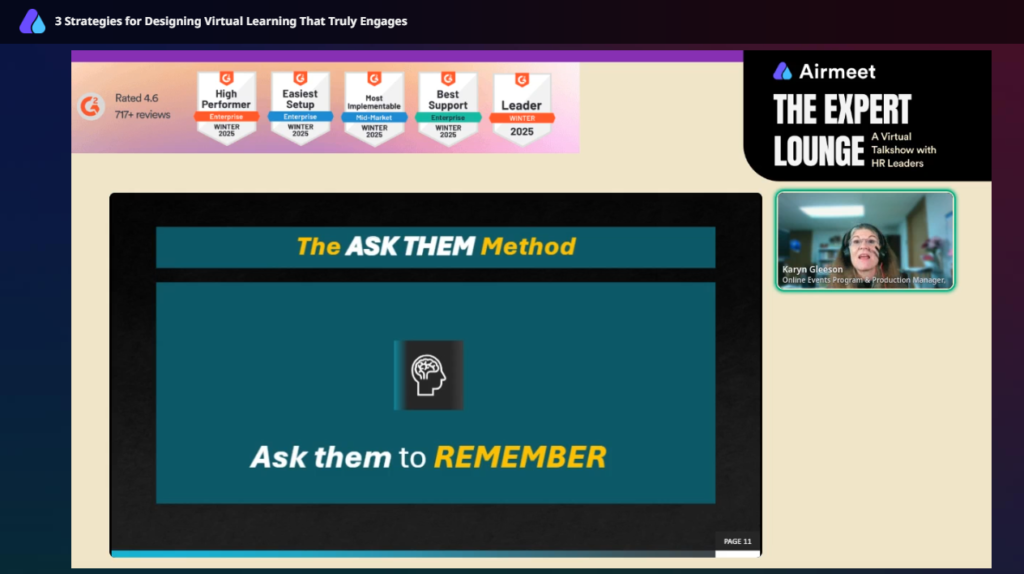 Ask Them to REMEMBER