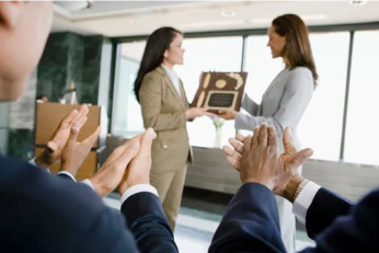conduct an award ceremony