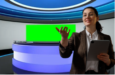 Interactive virtual stage