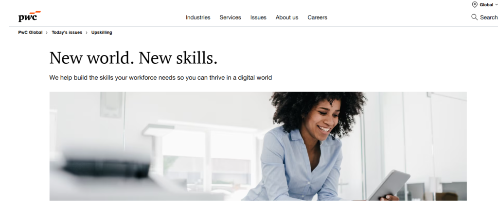 PwC—New world. New skills.