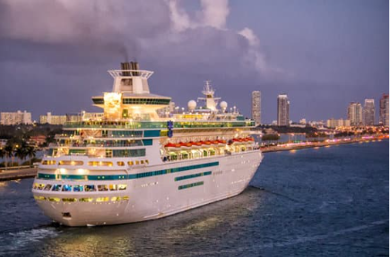 cruise ship or yachts
