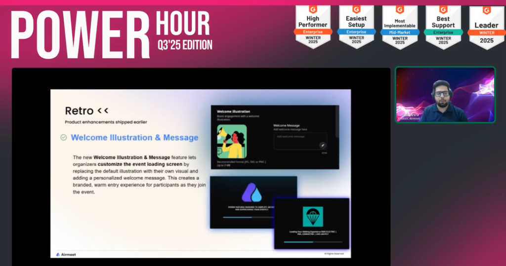 Welcome Illustration & Message