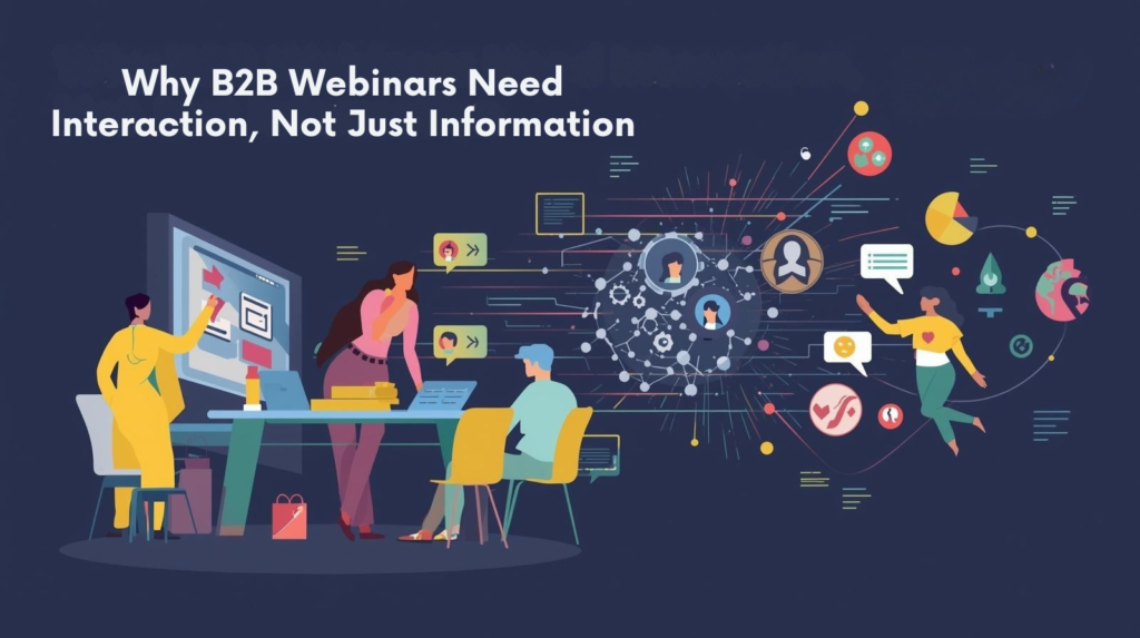 Why B2B Webinars Need Interaction, Not Just Information