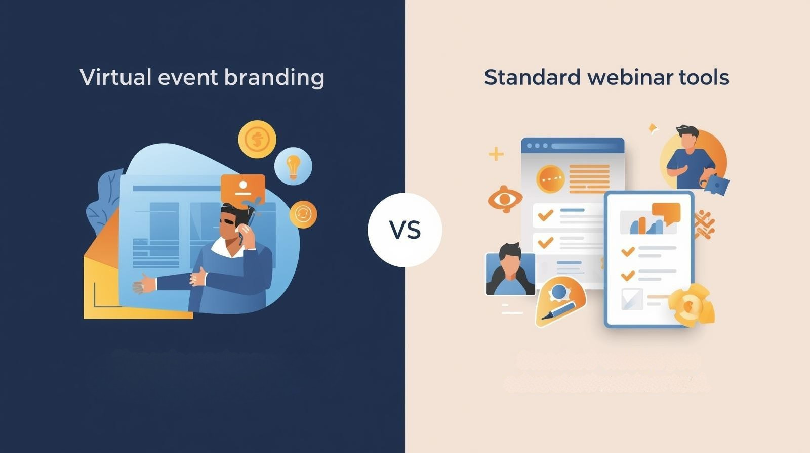 What Is the Difference Between Virtual Event Branding and Standard Webinar Tools