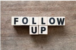 follow up after the event