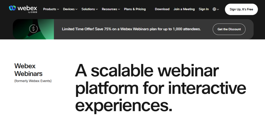 Webex Webinars
