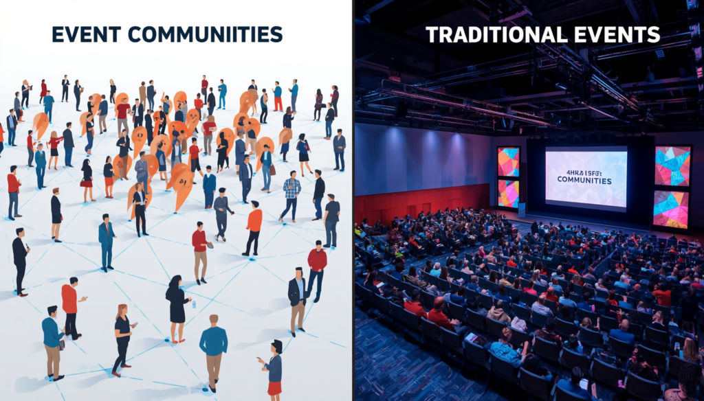 Event Communities vs Traditional Events