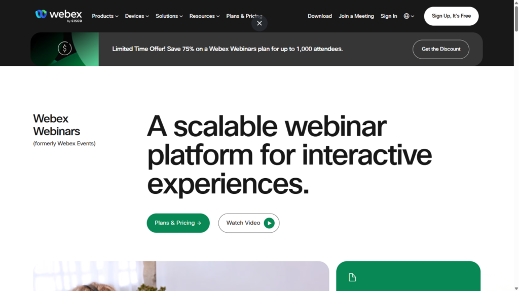 Webex Webinars