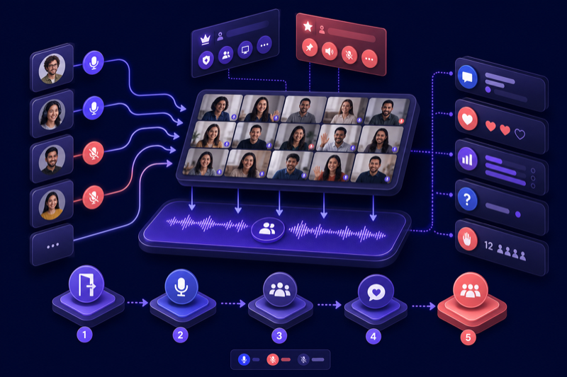 Open the room - without giving up live-session control