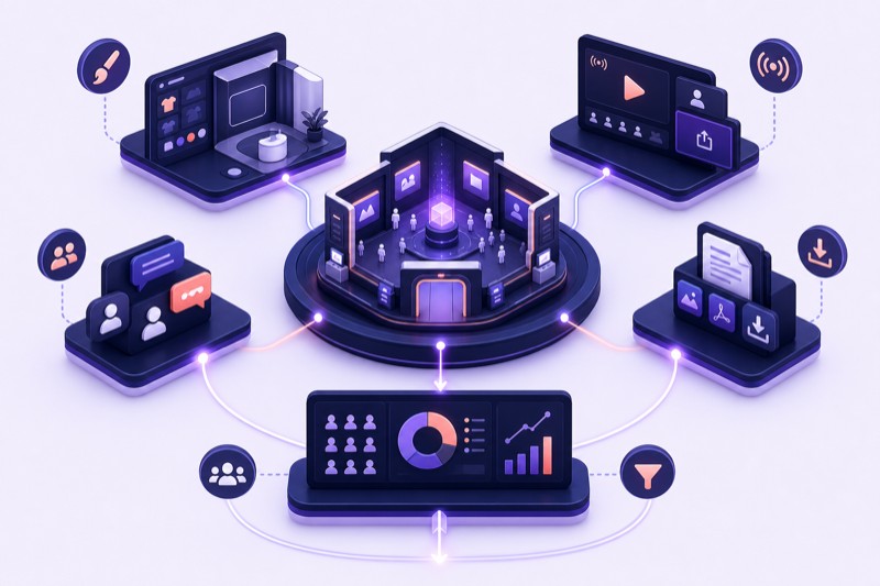 Keep the exhibitor journey connected to the event