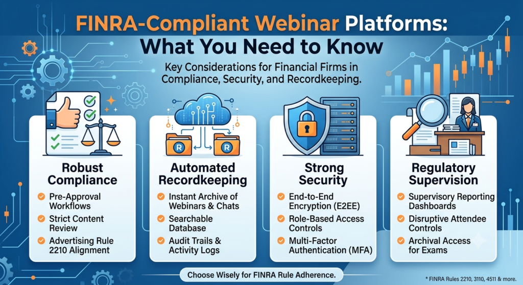 FINRA-Compliant Webinar Platforms What You Need to Know