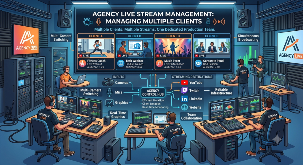 How Agencies Can Manage Live Streams for Multiple Clients
