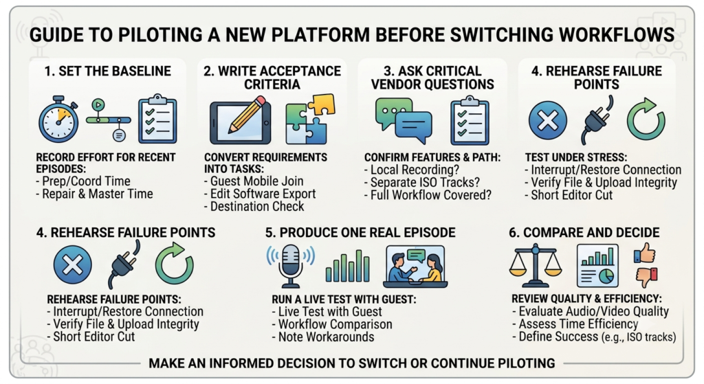 From Guest Invite to Published Episode How a Combined Workflow Runs