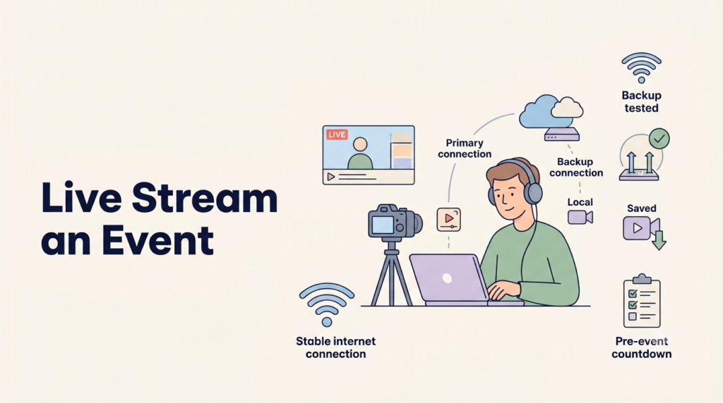 How Do You Live Stream an Event Reliably