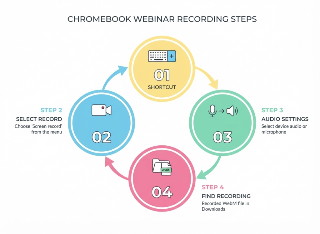 How to Record a Webinar on a Chromebook