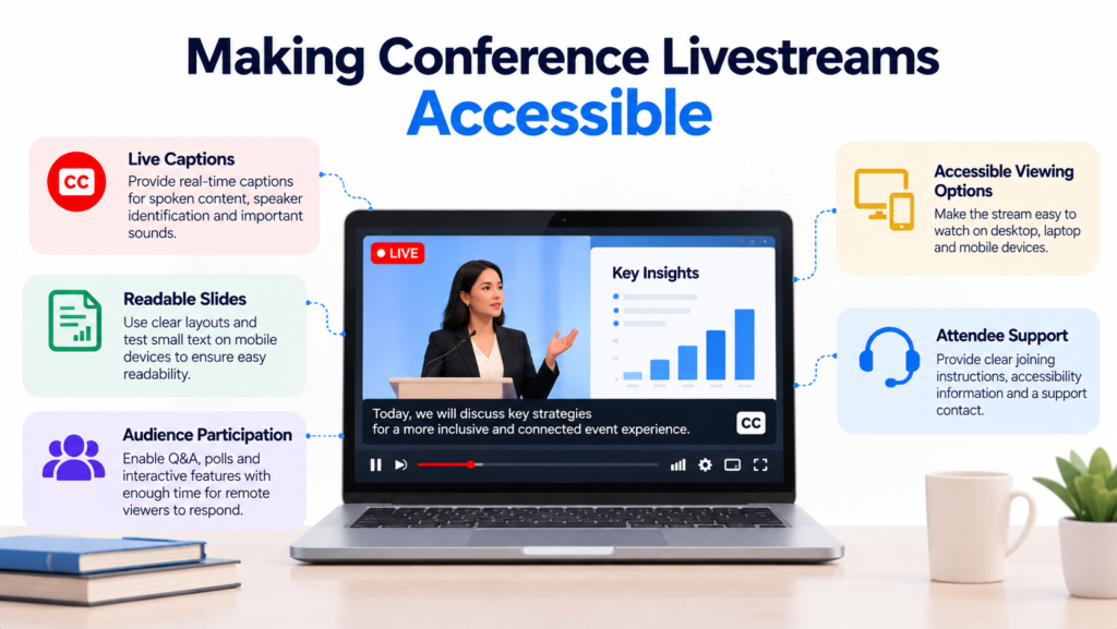 Make the Conference Livestream Accessible