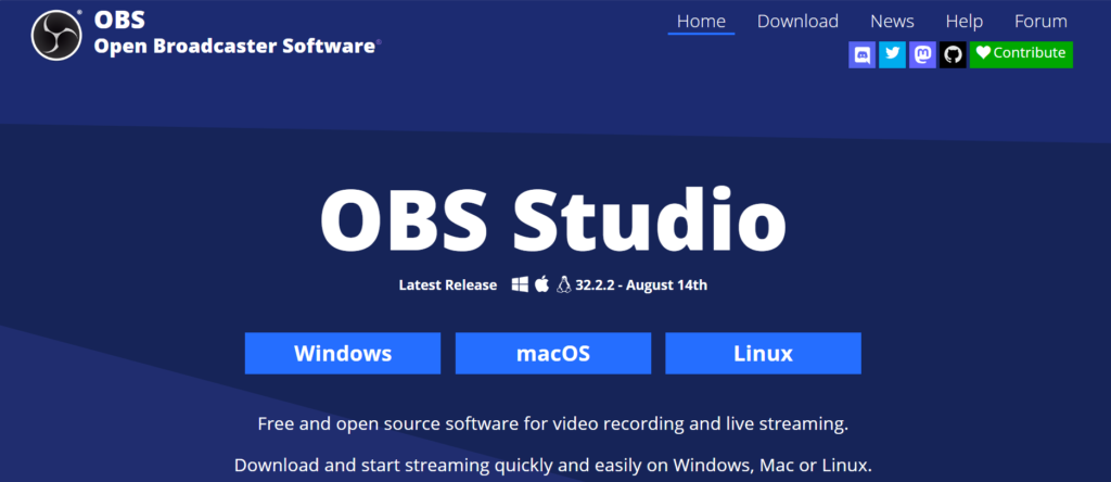 OBS Studio for Free Desktop Production