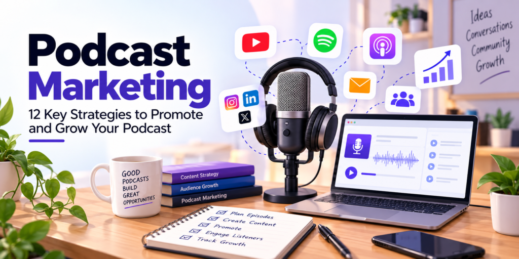 Podcast Marketing 12 Key Strategies to Promote and Grow Your Podcast