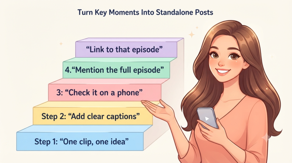 Turn Key Moments Into Standalone Posts