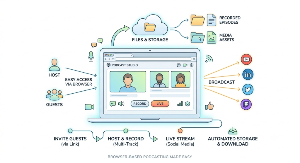 What Is a Browser-Based Recording & Streaming Studio