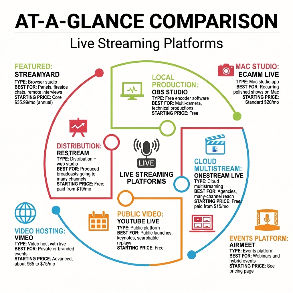 What to Compare Before Choosing Event Livestreaming Software